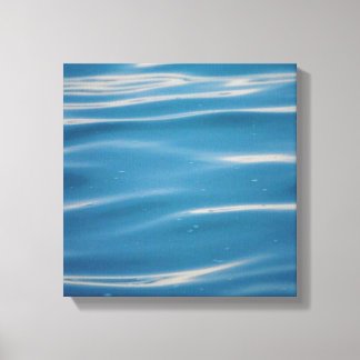 Regen valt op Lake Michigan Canvas Afdruk