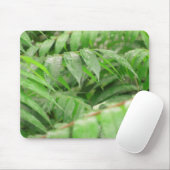 Regen valt op Sumac bladeren Muismat (Met muis)