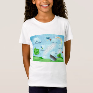 Regen van bloemen t-shirt