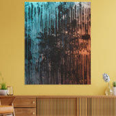 Regen van Contrasten Canvas Afdruk (Insitu (Woonkamer))