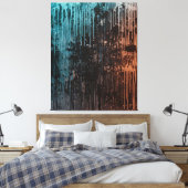 Regen van Contrasten Canvas Afdruk (Insitu (Slaapkamer))