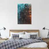 Regen van Contrasten Canvas Afdruk (Insitu (Slaapkamer))