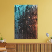 Regen van Contrasten Canvas Afdruk (Insitu (Woonkamer))