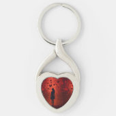 Regen van liefde sleutelhanger (Voorkant)