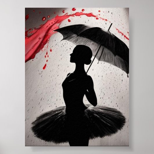 Regen van passie poster (Voorkant)