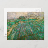 Regen van Vincent van Gogh (1889) Briefkaart (Voorkant / Achterkant)