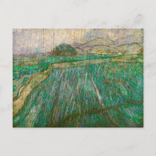 Regen van Vincent van Gogh (1889) Briefkaart