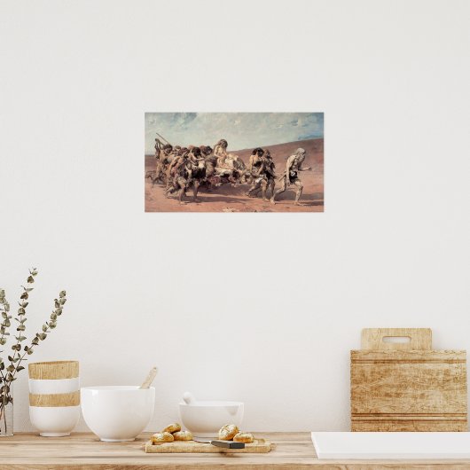 Regen vliegen voor Jehovah's vloek Poster (Keuken)