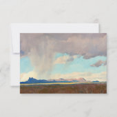 Regen voor de Golf door Maynard Dixon Bedankkaart (Voorkant)