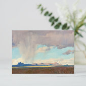 Regen voor de Golf door Maynard Dixon Bedankkaart (Staand voorkant)