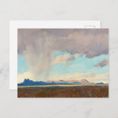 Regen voor de Golf door Maynard Dixon Briefkaart (Voorkant / Achterkant)