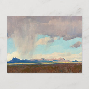 Regen voor de Golf door Maynard Dixon Briefkaart