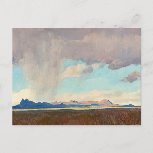 Regen voor de Golf door Maynard Dixon Briefkaart (Voorkant)