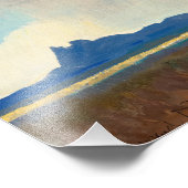 Regen voor de Golf door Maynard Dixon Foto Afdruk (Hoek)