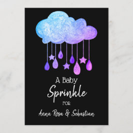 *~* Regen voor wolken druppelt sterren Sprinkle Sh Kaart
