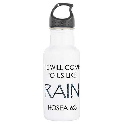 Regen Waterfles (Voorkant)