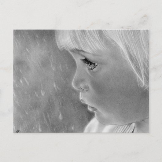 Regen weg Briefkaart (Voorkant)