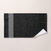 Regen zwart en wit patroon bad handdoek (Handdoek)