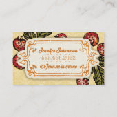  regenaardbei visitekaartje (Achterkant)