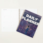 Regenacht Stad "Dagelijkse Planner" | Atmosferisch Planner (Display)