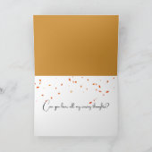 Regenachtig herfstvenster denken aan jou kaart (Binnen)