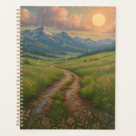 Regenachtige Berg Ochtend Planner