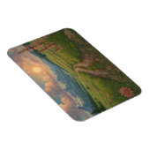 Regenachtige bergochtend magneet (Rechterzijde)