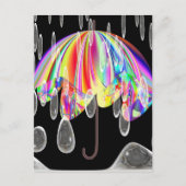 Regenachtige Dag bij de Dierentuin Briefkaart (Voorkant)