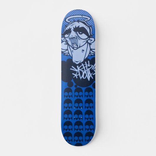 regenachtige dag blues dek door DOLLA Skateboard (Voorkant)