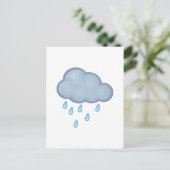 regenachtige dag briefkaart (Staand voorkant)