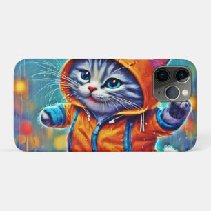 regenachtige dag kat dans Case-Mate iPhone case