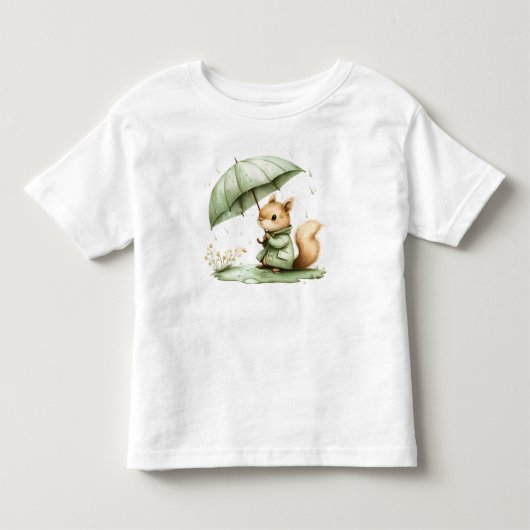 Regenachtige dag kinder shirts (Voorkant)
