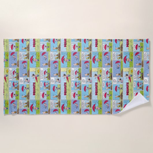 Regenachtige dag op de honkbalwedstrijd strandlaken (Voorkant)