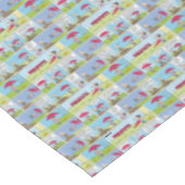 Regenachtige dag op de honkbalwedstrijd tafelkleed (Gekanteld)