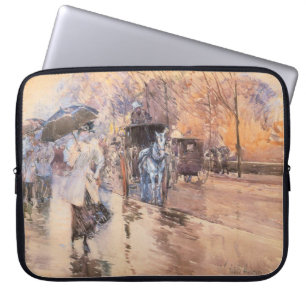 Regenachtige dag op Fifth Avenue (New York City) Laptop Sleeve