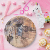 Regenachtige dag op Fifth Avenue (New York City) Papieren Bordje (Feest)