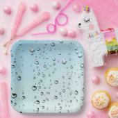 regenachtige dag papier Borden Papieren Bordje (Feest)