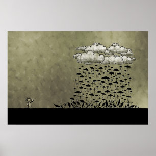 regenachtige dag poster