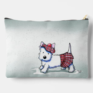 Regenachtige Dag Westie KiniArt Accessoire Pouch Etui