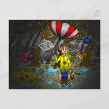 Regenachtige en winderige dag