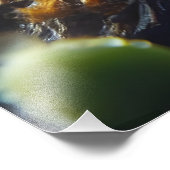 Regenachtige groei - foto afdruk (Hoek)