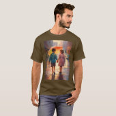 regenachtige Romance T-shirt (Voorkant volledig)