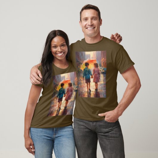 regenachtige Romance T-shirt (Unisex)