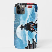 Regenachtige Samurai: Stille Waakzaamheid Case-Mate iPhone Case (Achterkant)