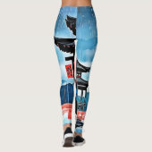 Regenachtige Samurai: Stille Waakzaamheid Leggings (Achterkant)