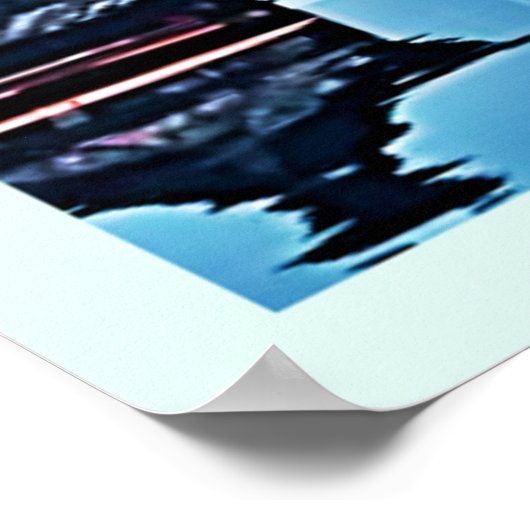 Regenachtige Samurai: Stille Waakzaamheid Poster (Hoek)