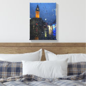 Regenachtige STADS nachten Canvas Afdruk (Insitu (Slaapkamer))