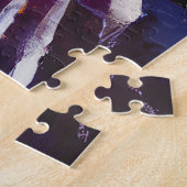 Regenachtige Stadspuzzel, 16"x 20", 520 stukken Legpuzzel (Zijkant)