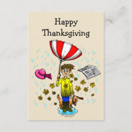 Regenachtige Thanksgiving Day
