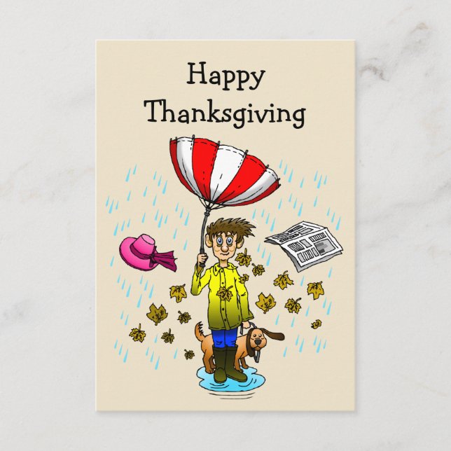 Regenachtige Thanksgiving Day (Voorkant)